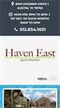 Mobile Screenshot of haveneastapts.com